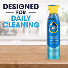 Pledge Ph-Balanced Multisurface Spray, Gently Clean 101 Surfaces, Remove Dust an