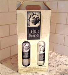 Lustro Italiano Stone Care Kit Granite Cleaner And Polish With Sealants New NIB