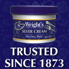 Wright’s SILVER CREAM Jewelry Fiberglass ~ Clean Shine Restore Brilliance 8oz