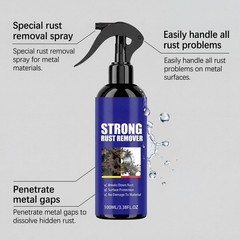 Strong Rust Remover 100ml Metal Stain Cleaner Rust Cleaner for Kitchen Garage