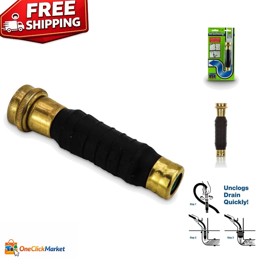 Effortless Drain Cleaning with Drain King 501 for Bathroom and Pool (1-2 Inch)