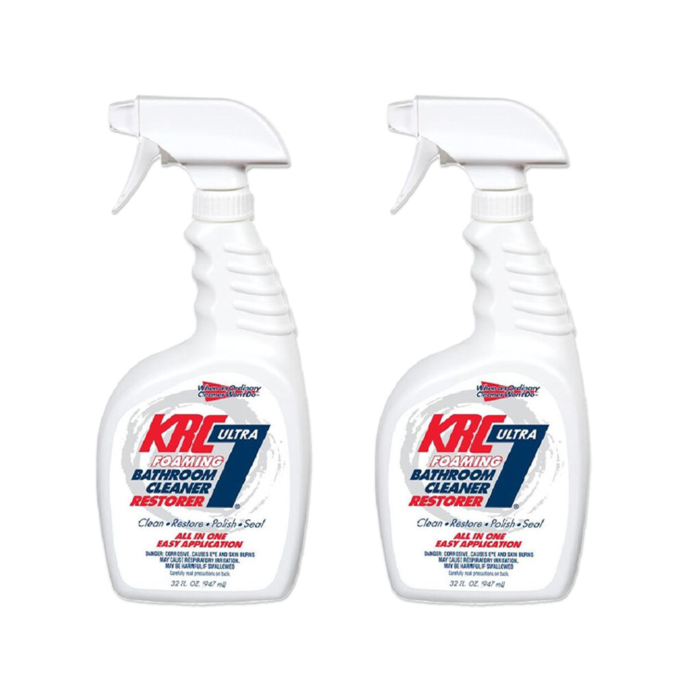 Chemique KRC-7 ULTRA Foaming Bathroom Cleaner – 32 oz (2 Pack)