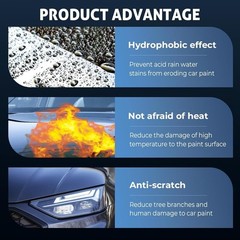 Car Coating Spray Waterless Wash Polish Protective Glass Cleaner 2 Pack