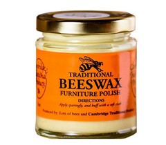 Cambridge Traditional Beeswax Jar Furniture Wood Polish Neutral Wax Paste 142g