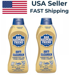 2 PACK – Bar Keepers Friend Soft Cleanser Premixed Formula 26 oz
