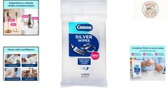 Luxurious Silver Wipes: 12 Pre-Moistened Polish Wipes for Metals and Antiques