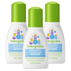Foaming Dish Soap Pack Of 3 Fragrance Free Cleaning Agent For Baby Gear