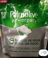 2-36 Pack Palmolive Dishwasher Powerpacs 72 Total Tackles 48 Hour Stuck On Food