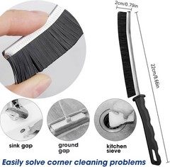 Crevice Cleaning Brush 12-Pack – Heavy Duty Hard Bristle Gap Brush for Deep C…
