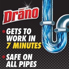 Drano Max Gel Drain Clog Remover, 32 oz – Unclogs Showers and Sinks.