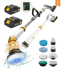 Electric Spin Scrubber Q2, 4000mAh Battery, 1500RPM High Power