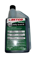 32 Ounce (946 mL) Bottle of Betco FastDose Daily Scrub SC Floor Cleaner 188