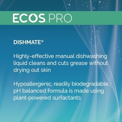 Ecos Pro Pl9720/6 Dish Soap, Clear, 25 Oz, Pear, Pk6