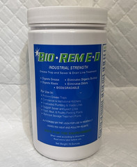 BIO-REM E-D Grease Trap & Sewer/Drain Line Treatment Powder, Biodegradable 16 oz