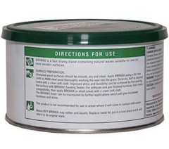 BRIWAX Clear Furniture Wax Polish 16oz Woodworking Refinishing