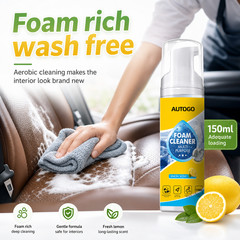4-in-1 Multi-Enzyme Foam Cleaner, All-Purpose Spray 5oz with Sponge & Towel