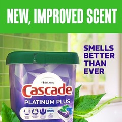 [SALE] 2 Pack Cascade Platinum Plus Dishwasher Detergent Pods Mountain 47 Count