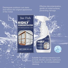 Industrial ﻿Highly Concentrated Rust Remover 120ml For Steel & Iron