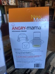 New Metro Angry Mama Microwave Cleaner Oven Steam Cleaner + Laundry Bag FreeShip