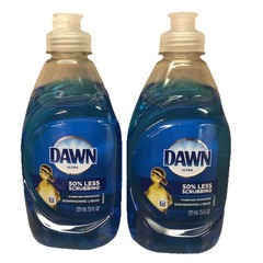 Dawn Dishwashing Ultra Original Liquid Dish Soap Lot Of 2- 221ml 7.5fl Oz NEW