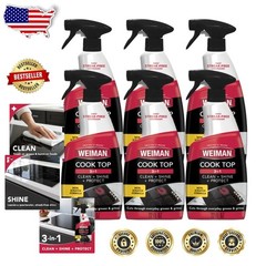 Elite 6-Pack Cooktop & Oven Cleaner – Streak-Free, Non-Abrasive Formula – 650ml