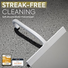 Shower Squeegee for Glass Doors – Bathroom Squeegee for Shower Glass & Tile W…