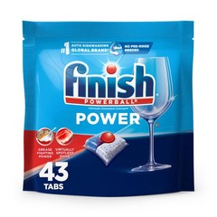 Finish Power Dishwasher Pods, No Pre-Rinse Dishwasher Detergent Soap for Deep