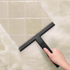 JustHang Shower Squeegee for Glass Doors, AllOnePiece AwardWinning Silicone S…