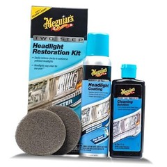 Meguiar’s Two Step Car Headlight Restoration Kit, 2- Step Headlight Kit