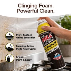 Bull Shot All-Purpose Professional Strength Foam Multi-Surface Dirt & Grime