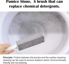 Bexter 2-Pack Value Toilet Bowl Pumice Cleaner with Handle – Removes Hard Wat…