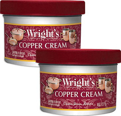 Copper and Brass Polish and Cleaner Cream- 8 Ounce – 2 Pack – Gently Clean and R