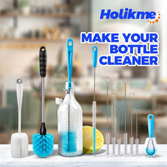 Bottle Brush Tube Cleaning Lab Set Long Handle, Cup Cleaner For Narrow Neck Beer