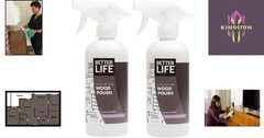 Revitalize Your Wood with Cinnamon Lavender Cleaner – 32oz Total – Eco-Friendly