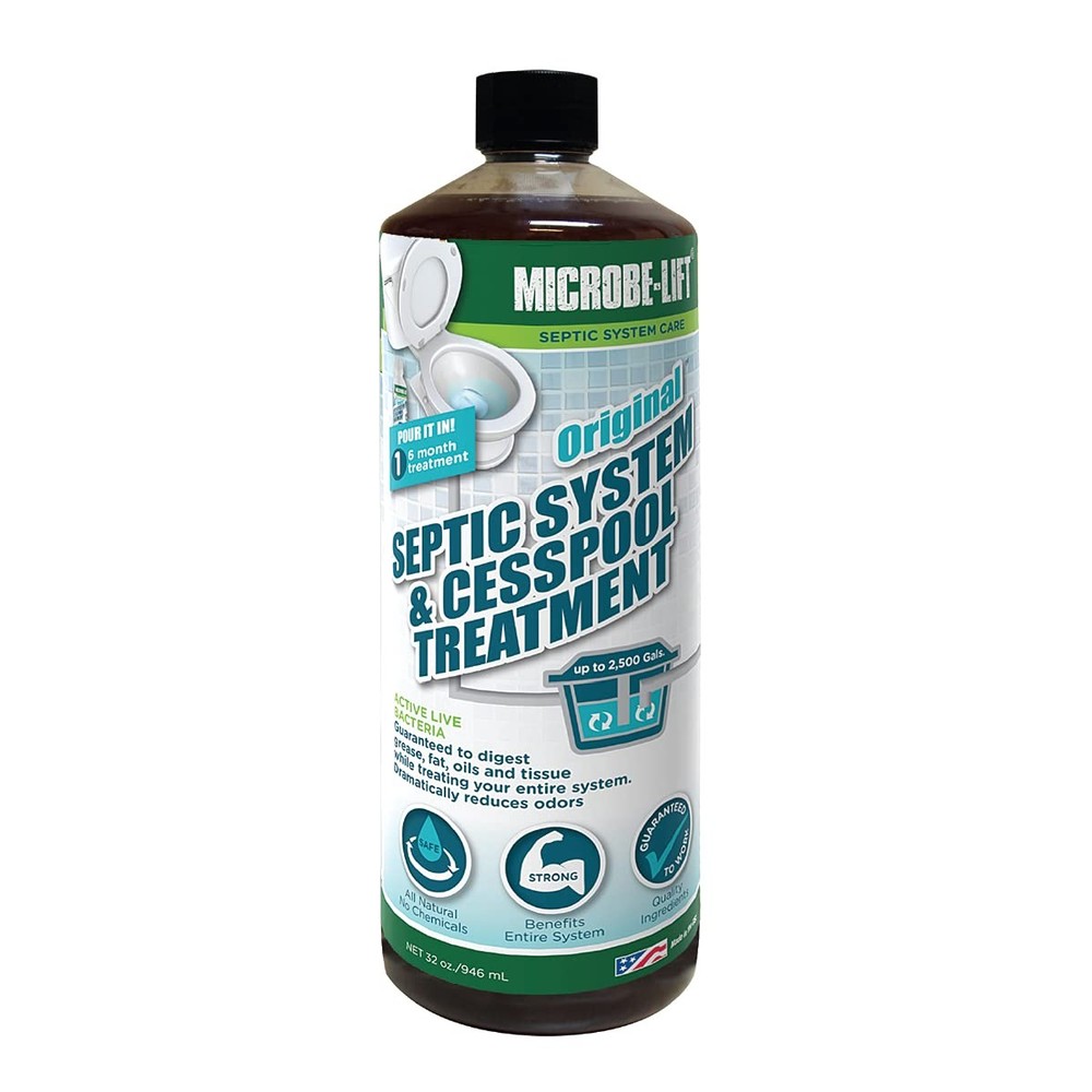 Microbe-Lift Septic Tank Treatment, Original System & Cesspool 32 Ounces