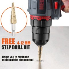Sheet Metal Cutter Nibbler Drill Attachment Straight Curve Circle 14 Gauge Steel