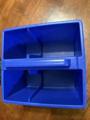 Vintage Amway Cleaner Caddy (bucket, Carrier) Blue