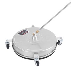 Modern 18-inch Surface Cleaner Stainless Steel Surface Cleaner with 4 Wheels NEW