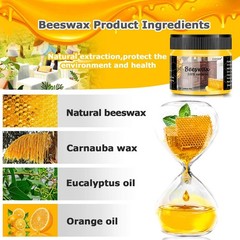 Wood Seasoning Beeswax Furniture Polish – Natural Multipurpose Wax for Care