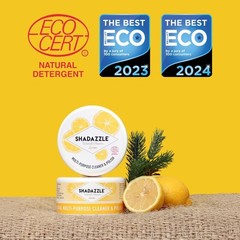 Eco-Friendly Natural Cleaner & Polish – Multi-Surface Lemon Cleaner, 10.58 oz