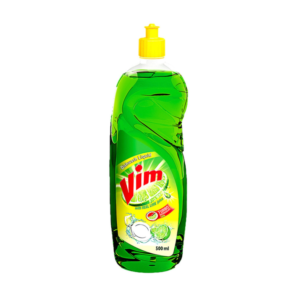 Vim Dish wash Liquid Fresh Scent New Toughest Stains Remover-17 Ounce (25 Count)