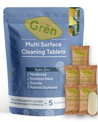 Gren Multi Surface Cleaner, all purpose cleaner refill Tablets, animal friendly