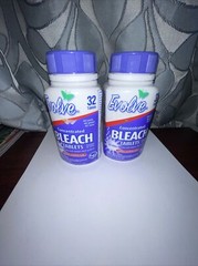 Evolve Concentrated Bleach Tablets 32 count SUMMER LAVENDER SCENT 2 bottles
