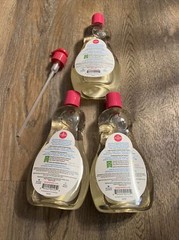X3 Dapple Bottle & Dish Soap Fragrance Free 16.9oz EA Plant-Based NIB