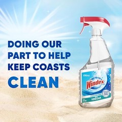 Windex with Vinegar Glass Cleaner Spray Bottle, 23 fl oz.