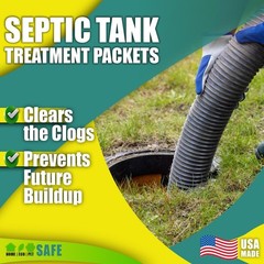 GREEN PIG Live Septic Tank Treatment Aids in the Breakdown of Septic Waste t…