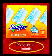 Swiffer Dusters Dusting Kit 28 Count Refills for All Swiffer Dusters + 1 Handle