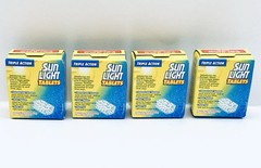 SUN LIGHT TABLETS MACHINE DISHWASHER DETERGENT 8 TABLETS NEW OLD STOCK 1999