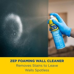 ZEP 18 Oz Foaming Wall Cleaner Spray Removes Scuffs Stains 2 Pack
