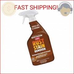 Whink Rust Stain Remover Foaming Spray, NEW NO-ETCH FORMULA, 24 Oz